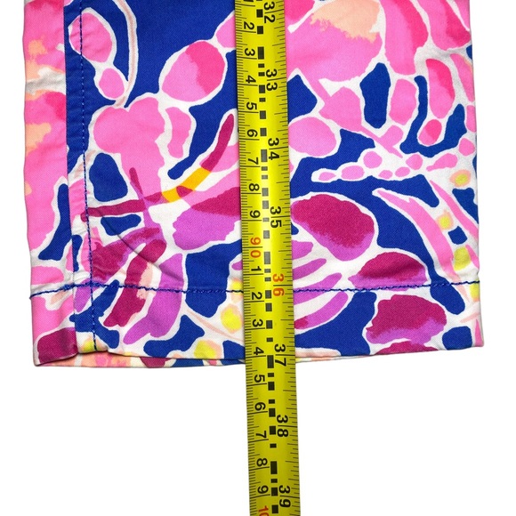 Lilly Pulitzer Stretch Chino Dress Pants in Catch & Release Print / Size 6 - Picture 9 of 10
